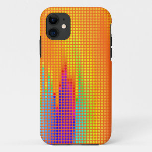 Rainbow Polka Dots Modern Pattern iPhone 11 Hoesje