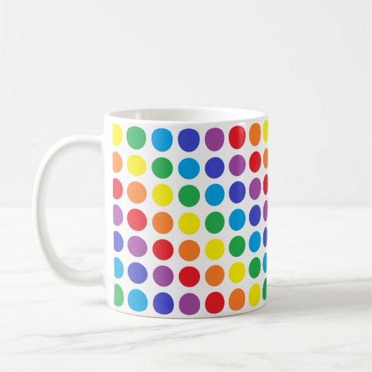 Rainbow Polka Dots Mok (Links)