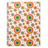 Rainbow Polka Dots Notitieboek (Voorkant)