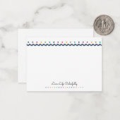 Rainbow Polka Dots  Notitiekaartje (Voorkant / Achterkant in situ)