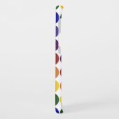 Rainbow Polka Dots on White Case-Mate Samsung Galaxy Hoesje (Achterkant/links)