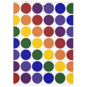 Rainbow Polka Dots on White Klembord (Achterkant)