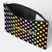 Rainbow Polka Dots Pattern Etui (Open)