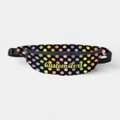Rainbow Polka Dots Pattern Heuptasje (Voorkant)