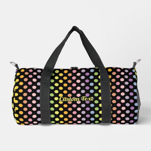 Rainbow Polka Dots Pattern Plunjezak (Voorkant)
