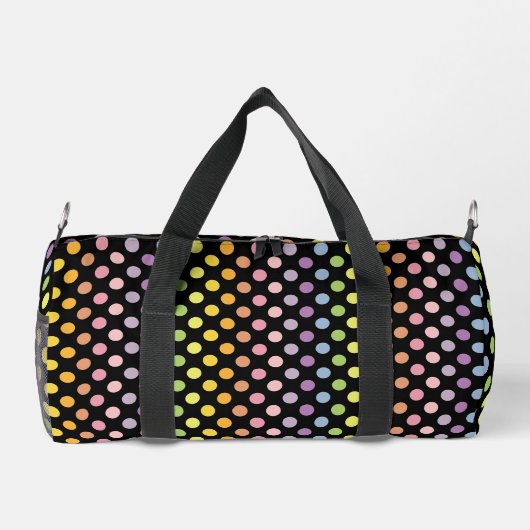 Rainbow Polka Dots Pattern Plunjezak (Achterkant)