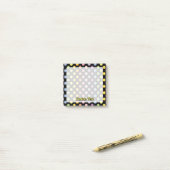 Rainbow Polka Dots Pattern Post-it® Notes (Op bureau)