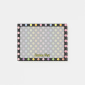 Rainbow Polka Dots Pattern Post-it® Notes (Voorkant)