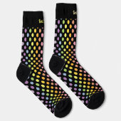 Rainbow Polka Dots Pattern Sokken (Rechts)