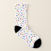 Rainbow Polka Dots Sokken (Rechts - buiten)
