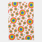 Rainbow Polka Dots Theedoek (Verticaal)