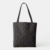 Rainbow Polka Dots Tote Bag (Achterkant)