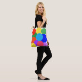 Rainbow Polka Dots Tote Bag