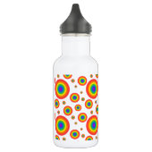 Rainbow Polka Dots Waterfles (Links)