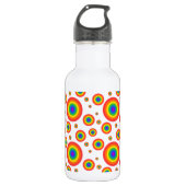 Rainbow Polka Dots Waterfles (Voorkant)