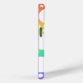Rainbow Polka gedemonteerde iPhone Case (Achterkant / Rechts)