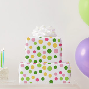 Rainbow Polkadot Pattern Colorful Cadeaupapier