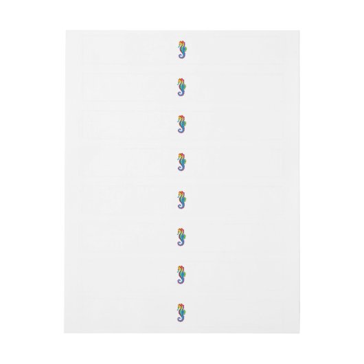 Rainbow Polygonal Seahorse (Vel)