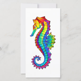Rainbow Polygonal Seahorse