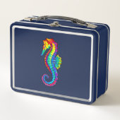 Rainbow Polygonal Seahorse (Voorkant)