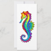 Rainbow Polygonal Seahorse Aankondiging (Voorkant)
