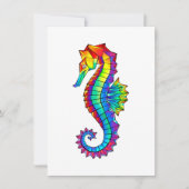 Rainbow Polygonal Seahorse Aankondiging (Voorkant)