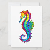 Rainbow Polygonal Seahorse Aankondiging (Voorkant)