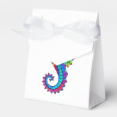 Rainbow Polygonal Seahorse Bedankdoosjes (Voorkant Zijde)