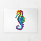 Rainbow Polygonal Seahorse Drieluik Aankondiging (Cover)