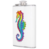 Rainbow Polygonal Seahorse Heupfles (Links)