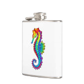 Rainbow Polygonal Seahorse Heupfles (Links)