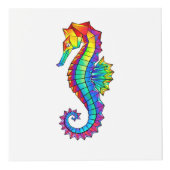 Rainbow Polygonal Seahorse Kubus (Rechts)