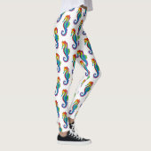 Rainbow Polygonal Seahorse Leggings (Rechts)