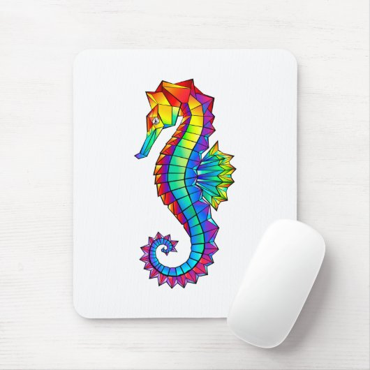 Rainbow Polygonal Seahorse Muismat (Met muis)