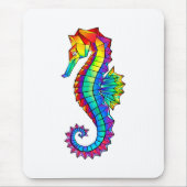 Rainbow Polygonal Seahorse Muismat (Voorkant)