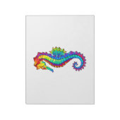 Rainbow Polygonal Seahorse Notitieblok (Linkerzijde)