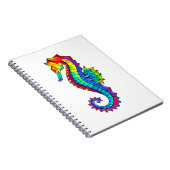 Rainbow Polygonal Seahorse Notitieboek (Rechterzijde)