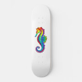 Rainbow Polygonal Seahorse Persoonlijk Skateboard (Voorkant)