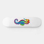Rainbow Polygonal Seahorse Persoonlijk Skateboard (Horizontaal)