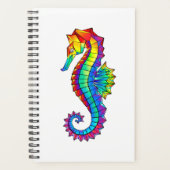 Rainbow Polygonal Seahorse Planner (Voorkant)
