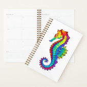Rainbow Polygonal Seahorse Planner (Display)