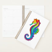 Rainbow Polygonal Seahorse Planner (Display)