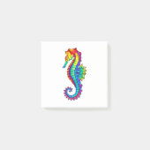 Rainbow Polygonal Seahorse Post-it® Notes (Voorkant)
