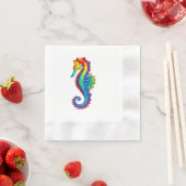 Rainbow Polygonal Seahorse Servet (Insitu)