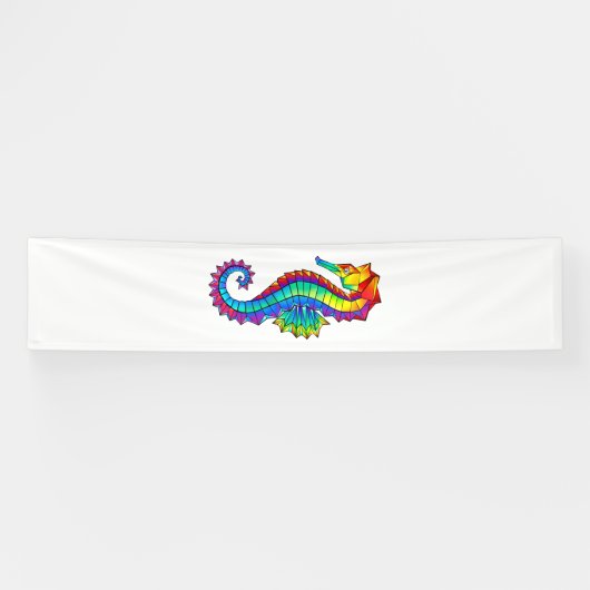 Rainbow Polygonal Seahorse Spandoek (Horizontaal)