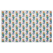 Rainbow Polygonal Seahorse Stof (Fat Quarter)