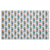 Rainbow Polygonal Seahorse Stof (Fat Quarter)