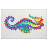 Rainbow Polygonal Seahorse Stof (Yard (91,4 cm))