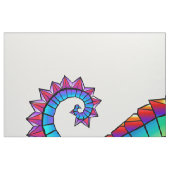 Rainbow Polygonal Seahorse Stof (Fat Quarter)