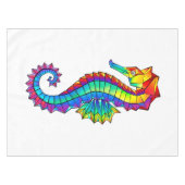 Rainbow Polygonal Seahorse Tafelkleed (Voorkant (Horizontaal))